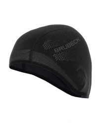 Czapka treningowa pod kask unisex Brubeck. Czarne bielizna termoaktywna Brubeck, l, bez wzorów, z dzianiny, bez ramiączek, rowerowe. Za 42.99 zł.