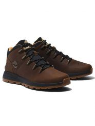 Timberland Skórzane buty trekkingowe "Sprint" w kolorze brązowym rozmiar: 45. Brązowe buty trekkingowe Timberland, bez wzorów, z materiału, bez zapięcia. Za 441.45 zł.
