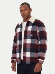 Tommy Jeans Kurtka przejściowa Check Teddy DM0DM22010 Kolorowy Regular Fit. Kurtki Tommy Jeans, m, bez wzorów, z jeansu, bez kaptura. Za 699.99 zł.