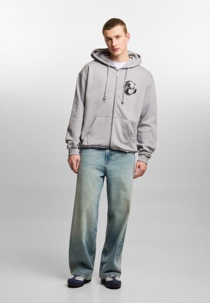 Bluza sportowa męska Prosto P Rim z kapturem. Szare bluzy z kapturem Prosto., m, z aplikacjami, z bawełny, z kapturem. Za 292.99 zł.