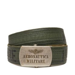 Pasek Męski Aeronautica Militare. Zielone paski Aeronautica Militare, bez wzorów. Za 529.99 zł.