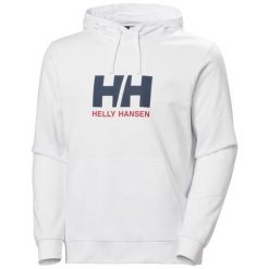 Bluza z kapturem Helly Hansen HH Logo 2.0. Białe bluzy Helly Hansen, m, bez wzorów, z bawełny, z kapturem. W wyprzedaży za 313.45 zł.