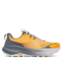 Buty do biegania Saucony. Brązowe buty do biegania Saucony, bez wzorów, bez zapięcia, do biegania. Za 699.99 zł.