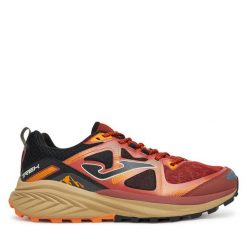 Trekkingi Joma. Czerwone buty trekkingowe Joma, bez wzorów, bez zapięcia. Za 269.99 zł.