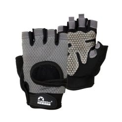 Rękawiczki treningowe Majestic Sport krótkie. Szare rękawiczki MAJESTIC SPORT, bez wzorów. Za 44.99 zł.