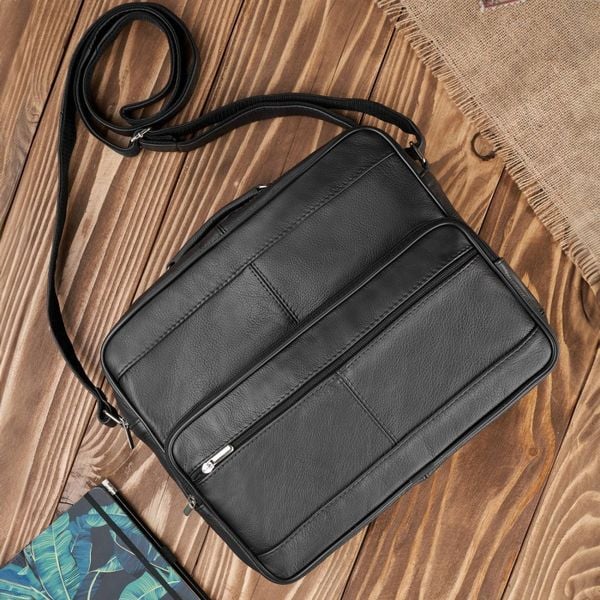 Torba męska na ramię ABR-02 saszetka męska skórzana ABR-18 zestaw prezentowy Abruzzo ZUP-129. Czarne torby na laptopa . Za 329.00 zł.