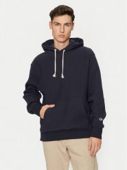 Champion Bluza 220705 Granatowy Relaxed Fit. Niebieskie bluzy Champion, m, bez wzorów, z bawełny, bez kaptura. Za 219.99 zł.