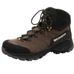 Buty trekkingowe męskie SCARPA Rush TRK Pro GTX. Brązowe buty trekkingowe Scarpa, bez wzorów, bez zapięcia. Za 1,017.05 zł.