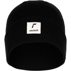Czapka REUSCH Dustin Beanie. Czarne czapki zimowe Reusch, bez wzorów. Za 99.90 zł.