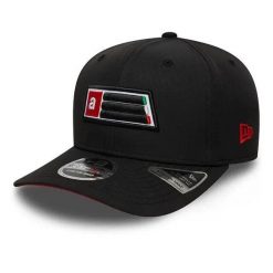 Czapka typu snapback New Era 9seventy Aprilia. Czarne czapki z daszkiem New Era, bez wzorów. Za 240.00 zł.