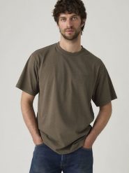 Levi's Koszulka w kolorze brązowym rozmiar: XL. Brązowe bezrękawniki Levi's®, s, bez wzorów, z bawełny, bez kołnierzyka, bez ramiączek. Za 84.40 zł.