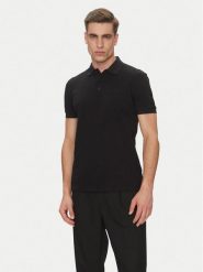 BOSS Polo Paddy 50469055 Czarny Regular Fit. Czarne koszulki polo Boss, m, bez wzorów, z bawełny, bez kołnierzyka, bez ramiączek. Za 269.99 zł.