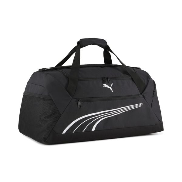 Średnia torba sportowa Fundamental 49 l PUMA. Czarne torby na ramię Puma, bez wzorów, z materiału, na ramię, średnie, bez dodatków. Za 139.00 zł.