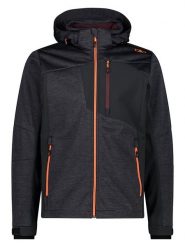 CMP Kurtka softshellowa w kolorze antracytowym rozmiar: 56. Czarne kurtki outdoor i hardshell CMP, bez wzorów, z tkaniny, bez kaptura. Za 284.95 zł.