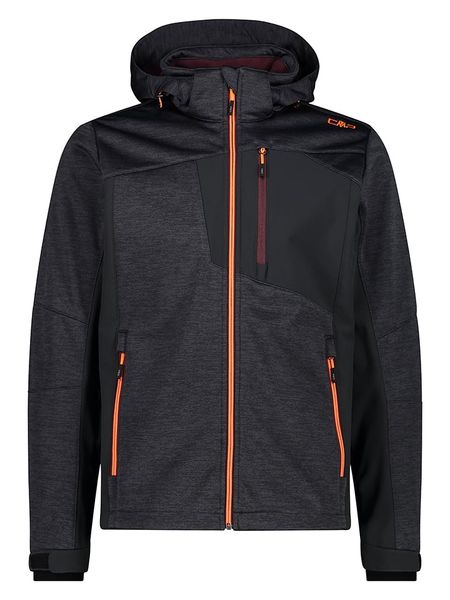 Cmp Kurtka softshellowa w kolorze antracytowym rozmiar: 54. Czarne kurtki outdoor i hardshell CMP, bez wzorów, z tkaniny, bez kaptura. Za 231.13 zł.