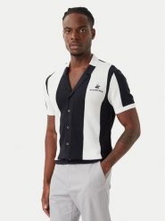 Beverly Hills Polo Club Koszula M7613-HR Biały Regular Fit. Białe koszule Beverly Hills Polo Club, m, bez wzorów, z bawełny, bez kołnierzyka, bez ramiączek. Za 279.99 zł.