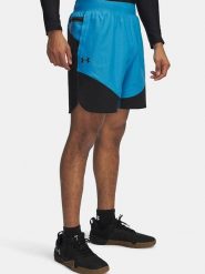 Under Armour Szorty funkcyjne "Vanish Elite" w kolorze niebiesko-czarnym rozmiar: M. Czarne szorty Under Armour, m, bez wzorów, z materiału. Za 127.99 zł.