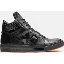 Czarne sneakersy męskie. Buty sportowe casual marki Kazar. Za 549.00 zł.
