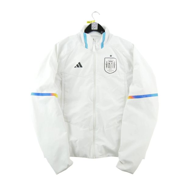 Second life - Kurtka Męska Slim fit RFEF Ripstop - Stan dobry. Białe kurtki Adidas, l, bez wzorów, z materiału, bez kaptura. Za 212.96 zł.