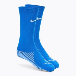Skarpety piłkarskie Nike Strike Soccer Crew. Czerwone skarpetki sportowe Nike, bez wzorów. Za 43.99 zł.