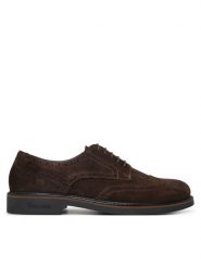 Pollini Półbuty SB10233G0MUB0301 Brązowy. Brązowe eleganckie półbuty Pollini, bez wzorów, ze skóry, bez obcasa, bez zapięcia. Za 899.99 zł.