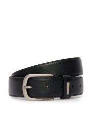 Calvin Klein Pasek Casual Pin Buckle 32Mm Fixed LV04D7072G Czarny. Czarne paski CALVIN KLEIN, bez wzorów, ze skóry, casualowe. Za 209.99 zł.