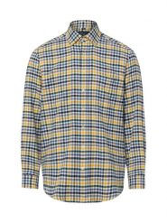 Andrew James koszula flanelowa Mężczyźni Regular Fit Bawełna (100%) niebieski|biały|żółty, L. Białe koszule Andrew James, l, bez wzorów, z bawełny, bez kołnierzyka, bez ramiączek. Za 249.95 zł.