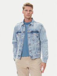 Tommy Jeans Kurtka jeansowa Ryan DM0DM21242 Niebieski Regular Fit. Niebieskie kurtki Tommy Jeans, l, bez wzorów, z bawełny, bez kaptura. Za 509.99 zł.