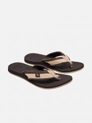 Rip Curl Japonki "Reactor" w kolorze beżowo-brązowym rozmiar: 41. Brązowe japonki Rip Curl, bez wzorów. Za 65.69 zł.