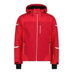 Kurtka narciarska z kapturem i zamkiem CMP. Czerwone kurtki narciarskie i snowboardowe CMP, m, bez wzorów, narciarskie. W wyprzedaży za 989.50 zł.