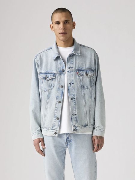 Levi's Kurtka dżinsowa w kolorze błękitnym rozmiar: L. Niebieskie kurtki Levi's®, l, bez wzorów, z bawełny, bez kaptura. Za 212.30 zł.