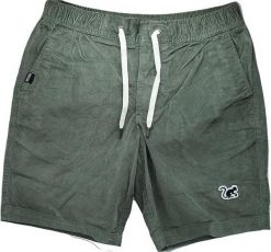 Szorty sztruksowe/klasyczne – dla dorosłych – organiczne (zielone). Zielone sztyblety SURF MONKEY, bez wzorów, z bawełny, bez obcasa, na płaskiej podeszwie, bez zapięcia. Za 349.95 zł.