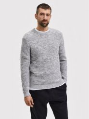 Selected Homme Sweter Vince 16059390 Szary Regular Fit. Szare swetry rozpinane Selected Homme, m, bez wzorów, z bawełny, bez kołnierzyka, bez ramiączek. Za 159.99 zł.