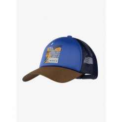 Czapka z daszkiem Buff Trucker Cap - arand blue. Niebieskie czapki z daszkiem Buff, bez wzorów. Za 109.99 zł.