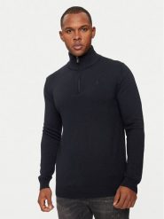 KARL LAGERFELD Sweter 655008 544399 Granatowy Regular Fit. Niebieskie swetry rozpinane KARL LAGERFELD, m, bez wzorów, z wełny, bez kołnierzyka, bez ramiączek. Za 529.99 zł.
