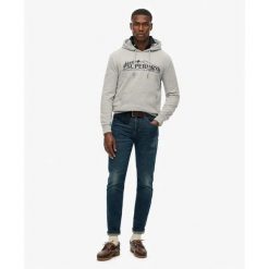 Bluza z kapturem Superdry Outdoor Scene. Szare bluzy z kapturem Superdry, m, bez wzorów, z kapturem. Za 343.30 zł.