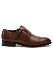 JOOP! Półbuty Kleitos 4140004178 Brązowy. Brązowe eleganckie półbuty JOOP!, bez wzorów, ze skóry, bez obcasa, bez zapięcia. Za 449.99 zł.