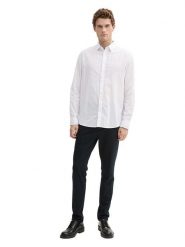 Tom Tailor Koszula - Regular fit - w kolorze białym rozmiar: XL. Białe koszule Tom Tailor, xl, bez wzorów, z bawełny, bez kołnierzyka, bez ramiączek. Za 66.00 zł.