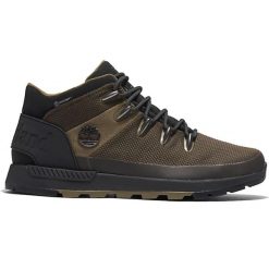 Buty Timberland Sprint Trekker. Zielone buty turystyczne Timberland, bez wzorów, z gumy, bez zapięcia, do biegania. Za 500.80 zł.