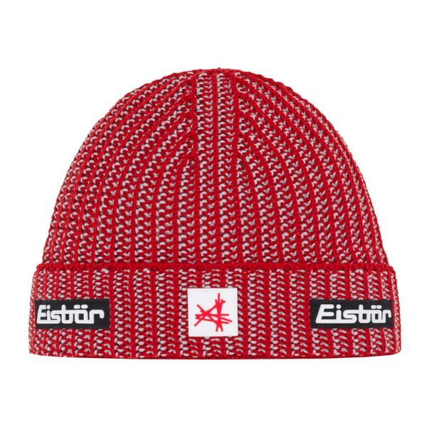 Czapka Eisbar Sorrak MÜ SA. Czerwone czapki zimowe Eisbar, bez wzorów, z wełny. Za 182.23 zł.