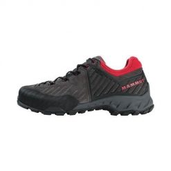Buty trekkingowe męskie Mammut Alnasca Ii Low Gtx. Szare buty trekkingowe Mammut, bez wzorów, z materiału, bez zapięcia, trekkingowe. Za 871.00 zł.