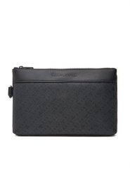 Tommy Hilfiger Saszetka Th Monogram Pouch AM0AM13529 Czarny. Czarne saszetki i nerki Tommy Hilfiger, bez wzorów, ze skóry. Za 299.99 zł.
