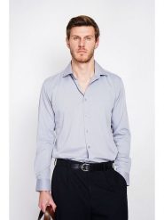 William de Faye Koszula w kolorze jasnoszarym rozmiar: 52. Szare koszule William de Faye, bez wzorów, bez kołnierzyka, bez ramiączek. Za 130.99 zł.