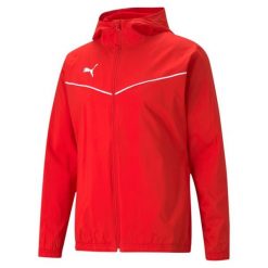 Puma teamRISE All Weather kurtka. Białe kurtki Puma, l, bez wzorów, bez kaptura. Za 199.99 zł.