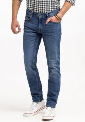 MUSTANG OREGON SLIM MĘSKIE SPODNIE JEANSOWE JEANSY DŻINSY DENIM BLUE 1015041 5000 702. Niebieskie jeansy Mustang, l. Za 199.99 zł.