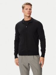 BOSS Kardigan H-Balonso 50566344 Czarny Regular Fit. Czarne swetry rozpinane Boss, m, bez wzorów, z wełny, bez kołnierzyka, bez ramiączek. Za 799.99 zł.