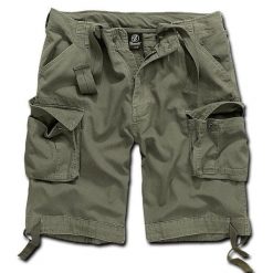 Szorty bushcraft męskie Brandit Urban Legend Vintage Olive. Zielone szorty Brandit, m, bez wzorów, vintage. Za 230.50 zł.