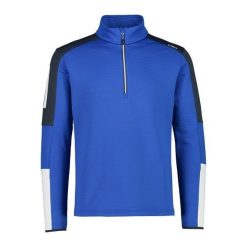 Bluza męska techniczna CMP 31E0447. Niebieskie bluzy CMP, m, bez wzorów, bez kaptura. W wyprzedaży za 209.99 zł.