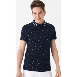 Koszulka polo z nadrukiem - Granatowy. Koszulki polo sportowe marki House. Za 59.99 zł.