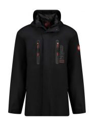 Geographical Norway Kurtka przejściowa "Ayoube" w kolorze czarnym rozmiar: XXL. Czarne kurtki Geographical Norway, xxl, bez wzorów, bez kaptura. Za 305.20 zł.